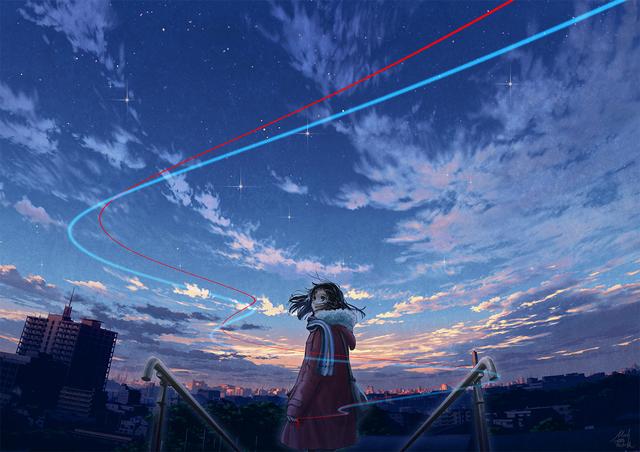 新海诚类意境壁纸,唯美动漫「星云」图插图9 新海诚类意境壁纸,唯美动漫「星云」图插图9